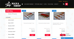 Desktop Screenshot of mana-shop.sk