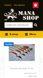 Mobile Screenshot of mana-shop.sk